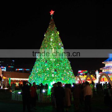 outdoor led green christmas tree