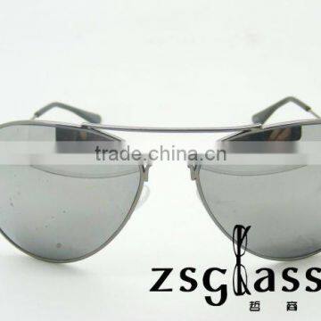Factory custom promotions gift aviator pilot sunglasses metal rock sun glasses/eyewear/frame print logo OEM