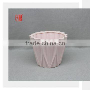 Popular Color Clay Ceramic Flower Pot fo Indoor Decor