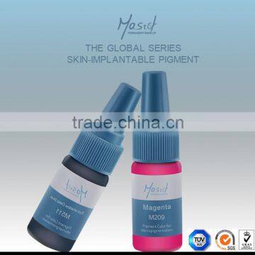 Iron oxide free permanent makeup tattoo pigment