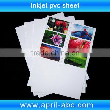 White A4 0.3mm Inkjet Printable Pvc Sheet Material for Plastic ID Card