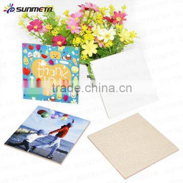 Sunmeta 202*202mm custom sublimtion printing tiles for sublimation SCY37