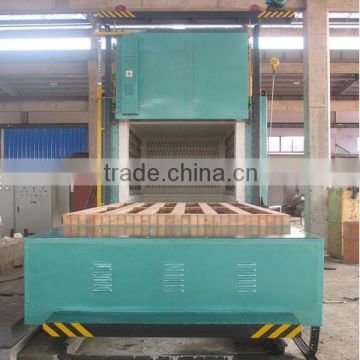 Trolley furnace for quenching tempering annealing