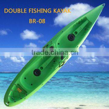 double fishing kayak / kayak stand / paddle kayak