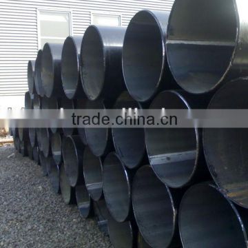 Black painted thick wall steel pipe