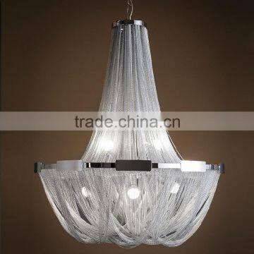 Modern chain chandelier lighting for home hotel project