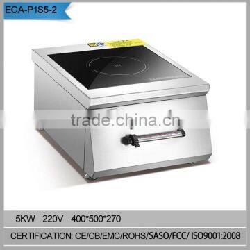 Table top stainless steel magnetic induction stove