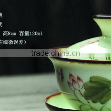 Hot Selling Hand Printing Gaiwan Professional Gongfu Teaset 6kinds Design China Gai Wan photo-4