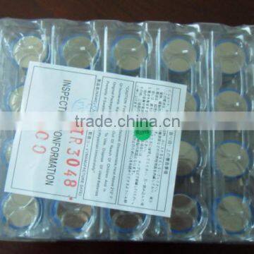 LIR3048 lithium rechargeable button cell battery