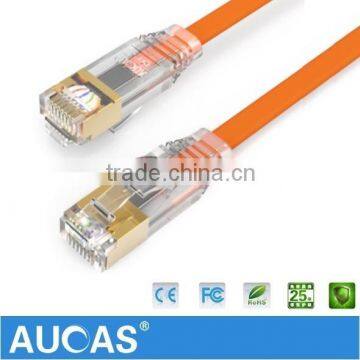 Hot Sale Best Quality Cat6a UTP Flat Patch Cable Factory Price Ethernet Patch Cord Cable