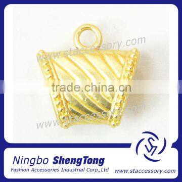 Matte Gold Plated Bag Charms for Decoration