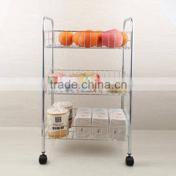 3-tier Removable bathroom Metal storage rack