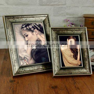 European style high-grade retro golden resin small picture frame