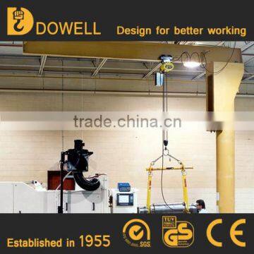 Hand operated Henan Rotation Slewing Jib Crane, stationari jib crane