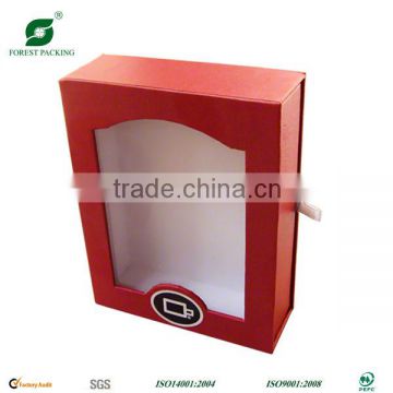 PAPER GIFT BOX WITH WINDOW