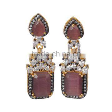 FASHION CUBIC ZIRCONIA EARRINGS PBCI (87)