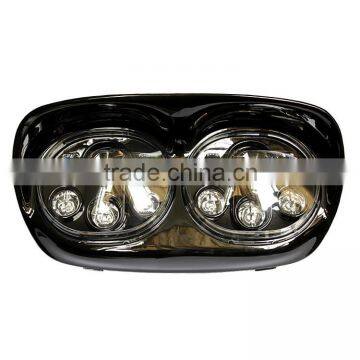 Harley Accessory - LED Dual Road Glide Motorcycle Headlight 45w*2, Harley Motorcycle Parts 12v DOT Approved Supplier's Choice photo-5