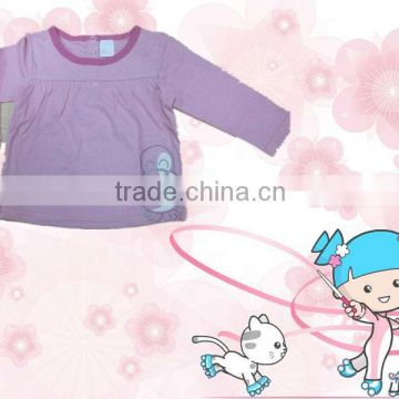 newborn baby girls cotton tops Long sleeve baby T-shirts baby clothing