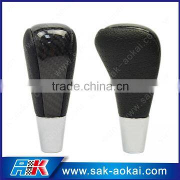Universal Real 3k Carbon Fiber Gear Shift Knob High Quality photo-4