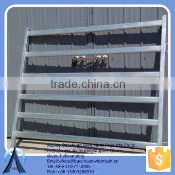 Rails: 80mm x 40mm x 1.6mm cattle fencing panels metal fence