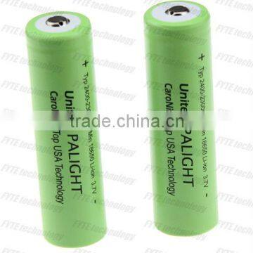 CaroNite-Tpp USA Technology United PALIGHT 18650 2300mAh 3.7V Li-ion Rechargeable Battery Button Top battery