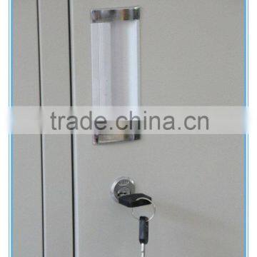 Multi-function Two Door Steel Grey Locker for Storage