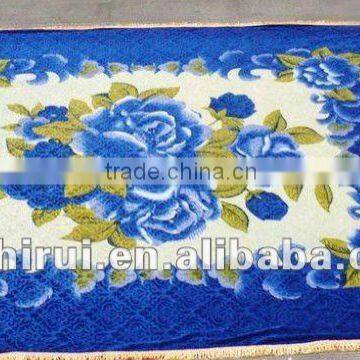 polyester emboss velvet bedsheet cover
