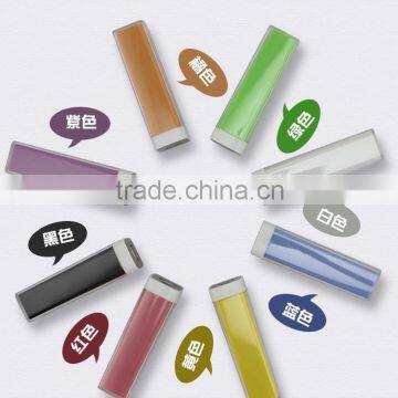 New Lipstick Mobile Power Bank, 2600mah External Battery Charger Portable Power Bank for Mobile Phone photo-2