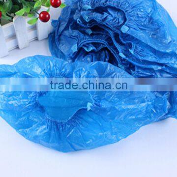 Qualified disposable plastic shoe cover/pe overshoes for daily use