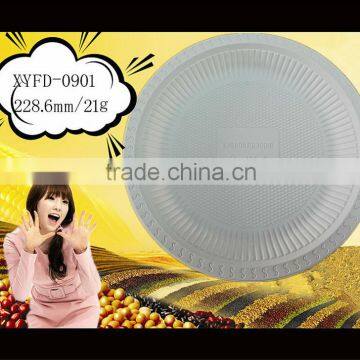 biodegradable disposable tableware eco-friendly 9 inch plate