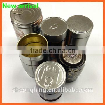 High Quality round cylinder coffee tin, coffee tin box, coffee tin can