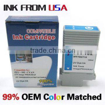 PFI-102 ink cartridge fo iPF iPF500/510/600/605/610/700