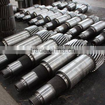 high quality spare parts gear shaft for rolling mill