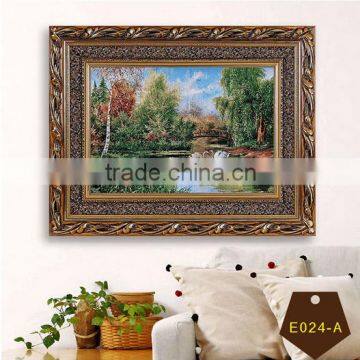 Leaf fall embroidered tapestry of beautiful scenery with high quality and competive price