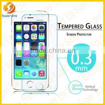 tempered glass screen protector for iphone 5/5c/5s , for iphone tempered screen guard