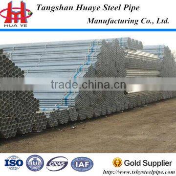 construction building round hollow section galvanized welded steel tube