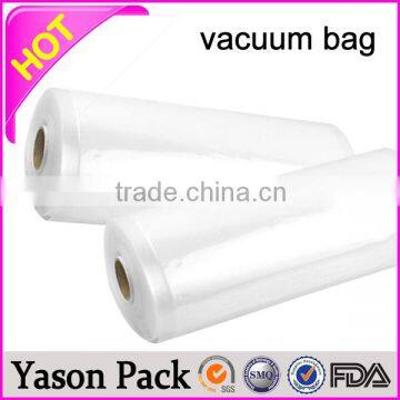Yason barrier vacuum pouch packaging food biodegradable food textured vacuum seal bag rolls bags for vacuum packaging