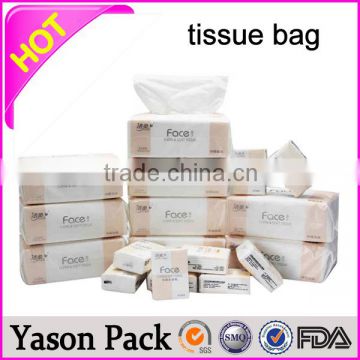 Yason packaging tissue bag paper tissue bag clear tissue bag