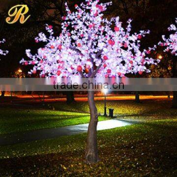 Plaza park decoration blossom led lighting tree for sale