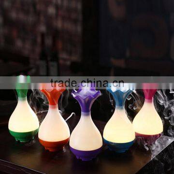 New Arrival 95ML mini Jade net bottle ultrasonic usb desktop air aromatherapy cool mist humidifier Magic Bottle LED Night Light