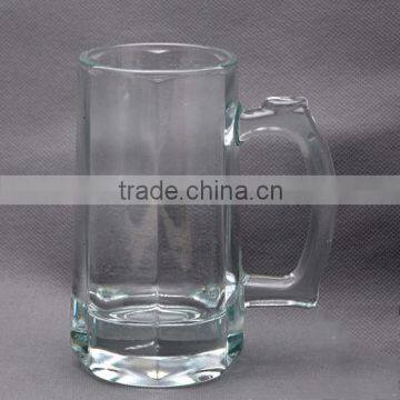 Customized big beer Glass mug, Beer mug cup, Glass drinking mug, Promotional mugs, PTM2053