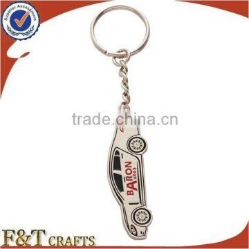Make Cut Quality Brass Leather Advertising Keychains photo-3