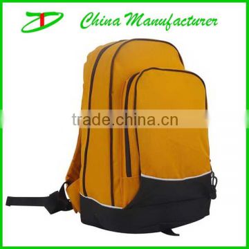 Comfortable 600D polyester school backpack bag stocklots