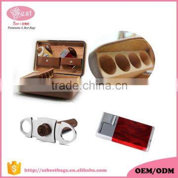 Custom made leather cigar case supplier