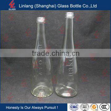 Wholesale Manufacturer Glass Bottle Clear Icewine Glass Bottle