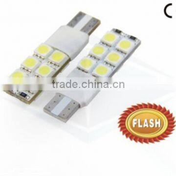 Bonjour LED Auto Light T10 W5W 12SMD 5050 with CE