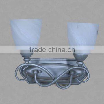 Metal Wall Fixture 2 Light Marble Shade/Progress Lighting With UL photo-6