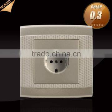 PC 1 gang european wall electric socket