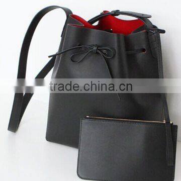 Two-ways Casual Use Leather fashion Ladies Handbag