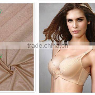 high fastness nylon spandex fabric for women's underwear/bra/bikini